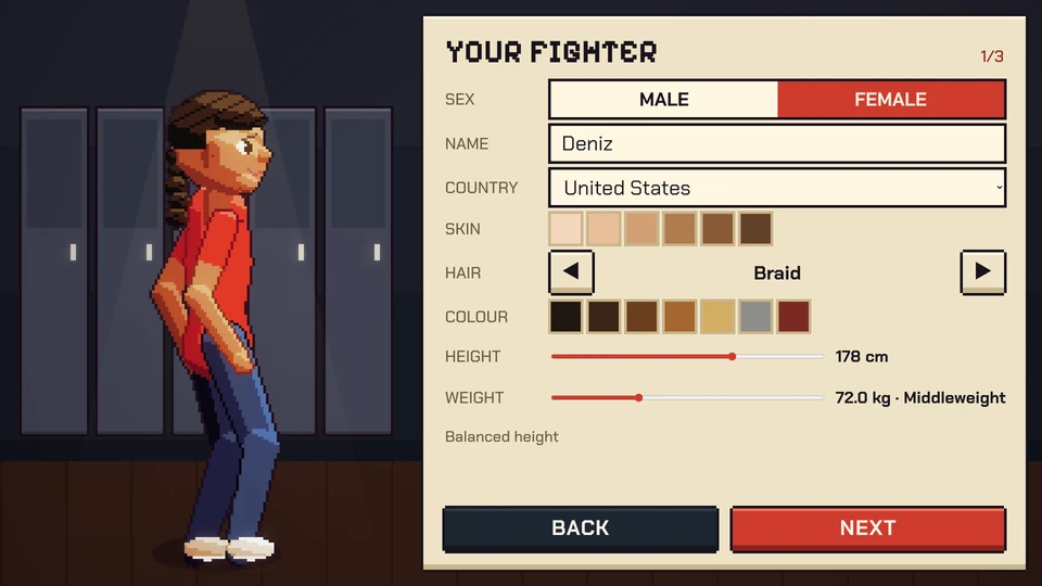 Create your fighter