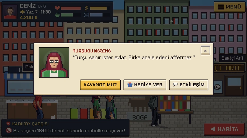 Kadıköy Çarşısı’nda Turşucu Nezihe ile konuşma